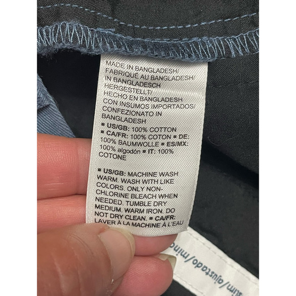 Amazon Essentials Chino Shorts Flat Front Nautical Anchor Blue White Men's 42 - Picture 9 of 9